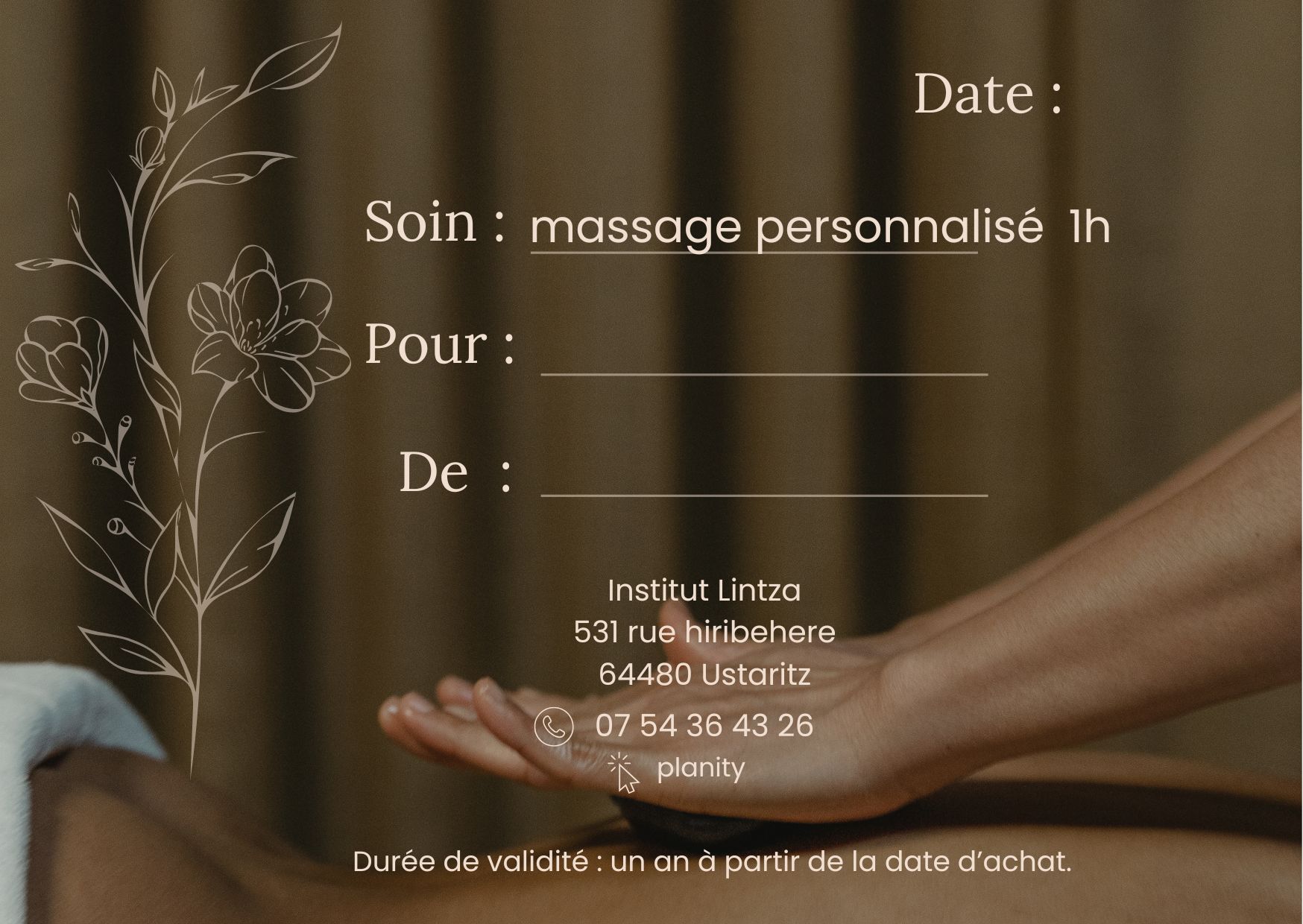 Massage personnalisé 1h – Image 2